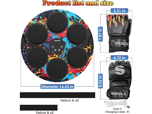 Music Boxing Machine with Gloves
