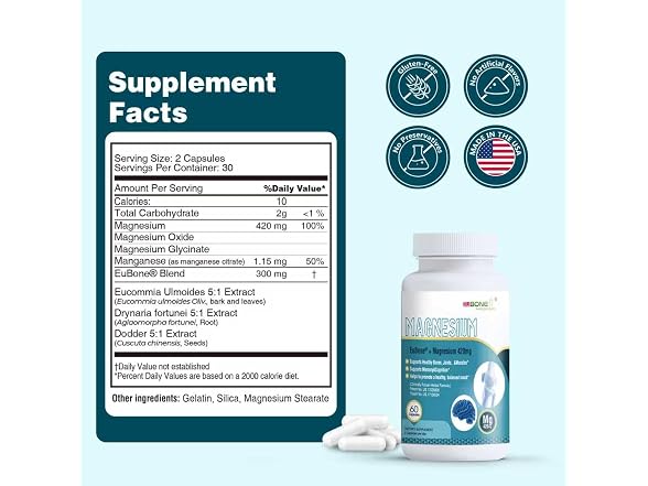 PureBotan Magnesium Oxide and Glycinate