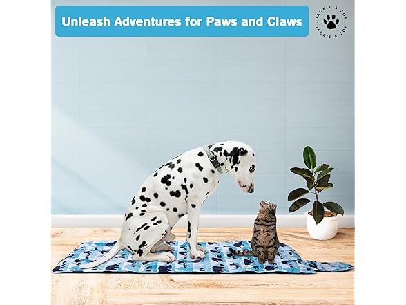 JACKIE & JOE Large Dog Bed/Mat Portable