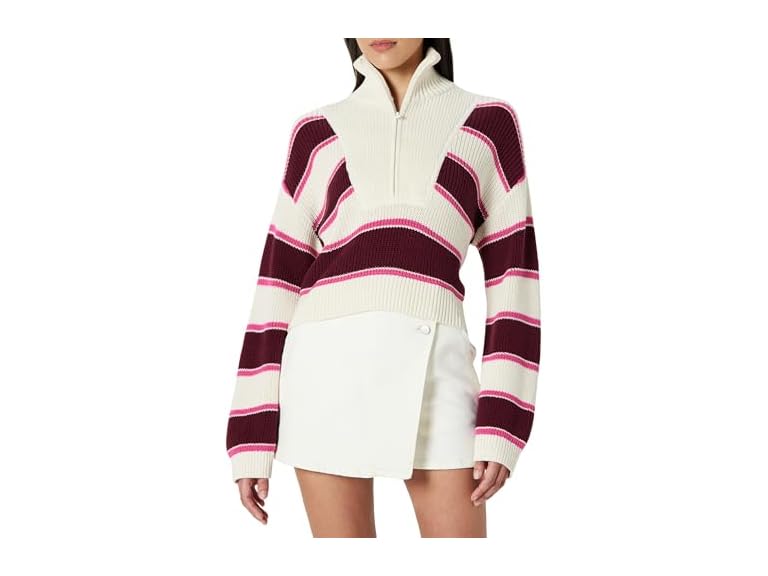 The Drop Women Russel Half Zip Sweater