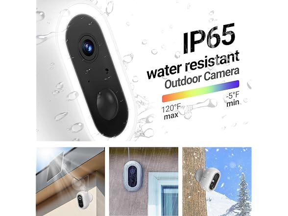 2K Solar Security Cameras Wireless
