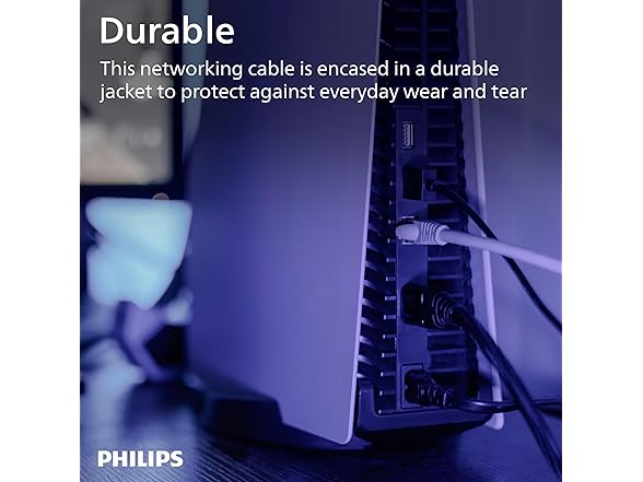 Philips Philips Cat8 Ethernet Cable, Extra Long
