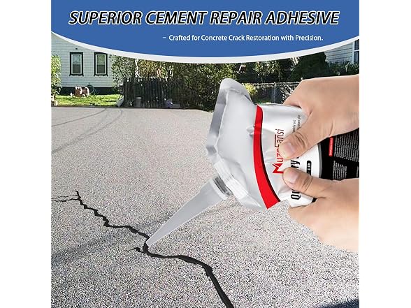Asphalt Crack Filler, 4 Pack Fast-Dry Driveway Concrete