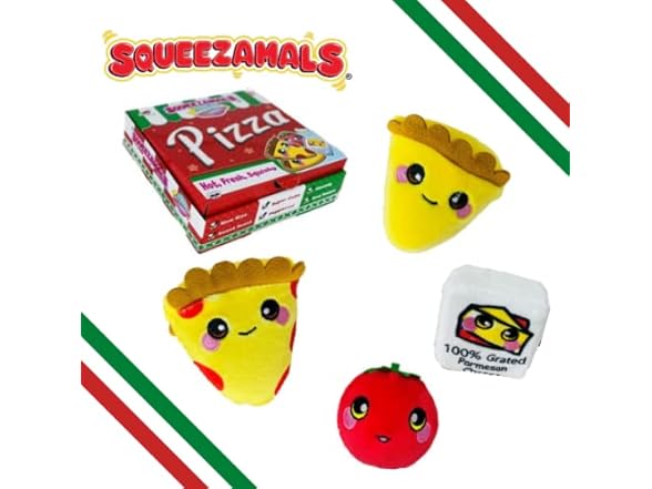 Squeezamals World of Food New York Pizza Playset