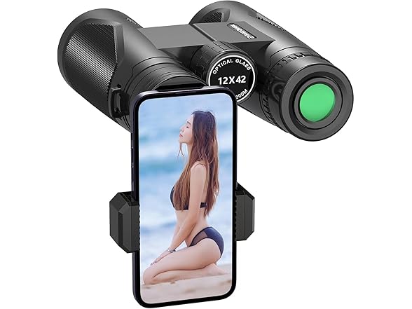 12x42 HD Binoculars with 20mm Eyepieces