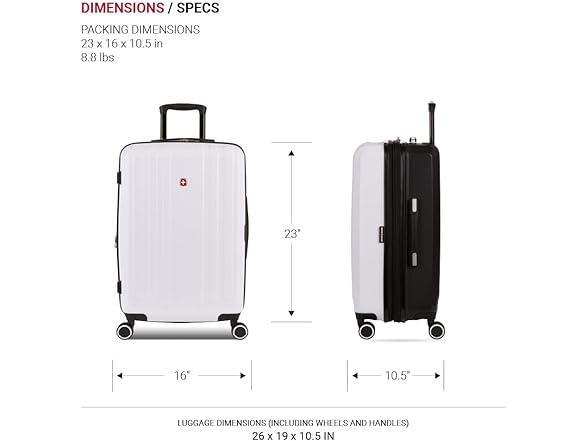 SwissGear 8028 Hardside Expandable Spinner