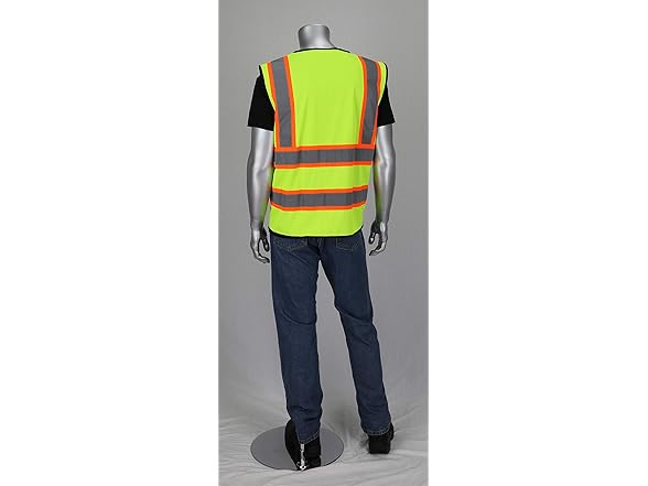 25PK Worktex Economy Class 2 Two-Tone Mesh Safety Vest