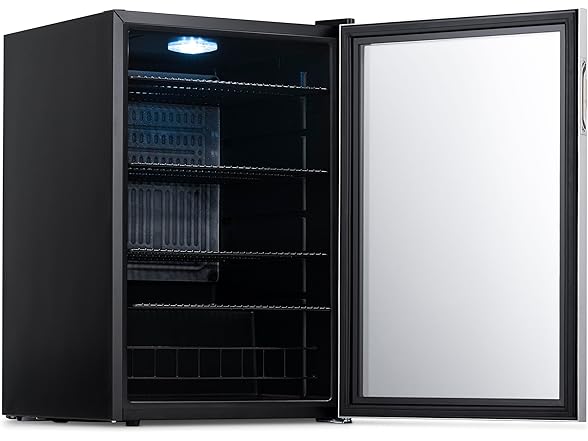 Newair Beverage Fridge w/Split Shelf - 160 Cans