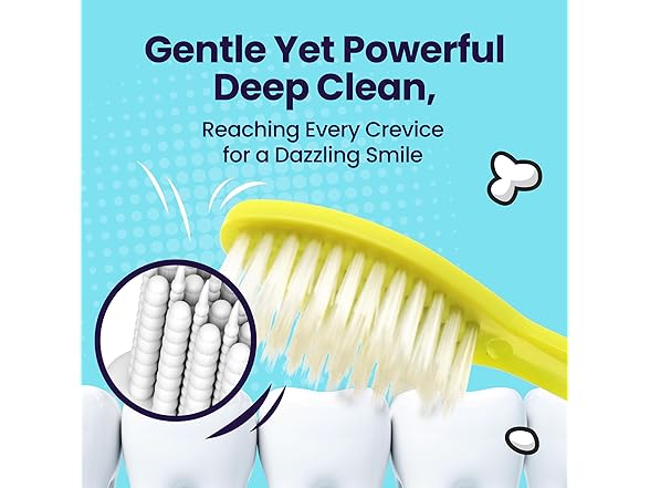 SANGSI Soft Toothbrush 4pk