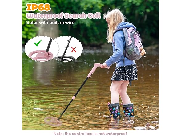 Costzon Kids Metal Detector Pink