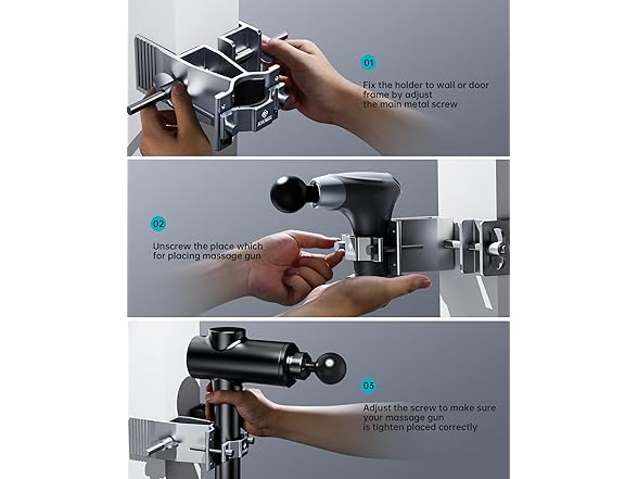 JOJOSEE Massage Gun Holder Plus