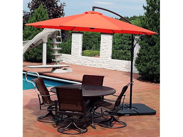 Sunnydaze 10' Offset Cantilever Patio Umbrella
