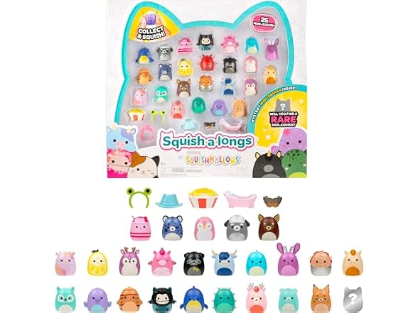 Squish-a-longs Mini-Squish 25-Pack