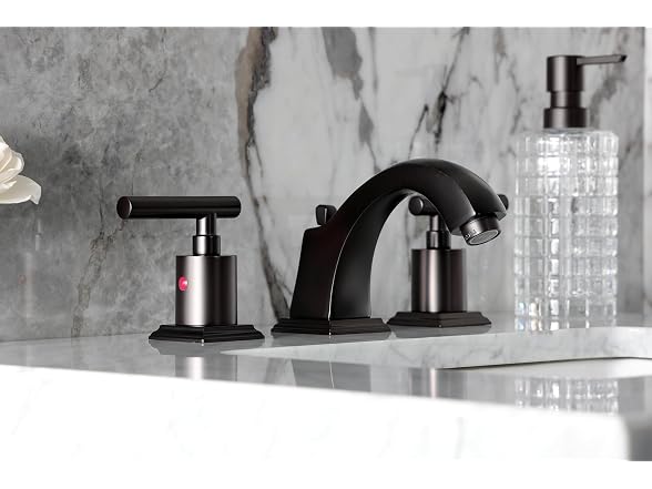 Kingston Brass Manhattan Widespread Bathroom