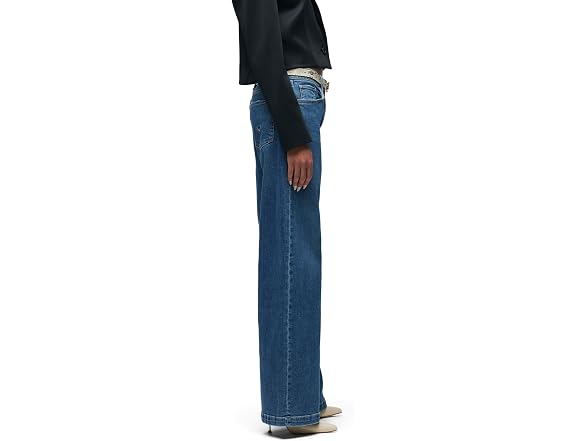 HUDSON Women's Jodie High Rise Loose Fit Wide Leg Jean