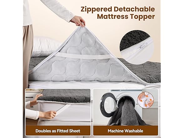 Queen Multi-Zone Heated Matress Pad