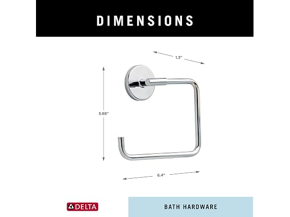 Delta 759460 Delta Hand Towel Holder Chrome