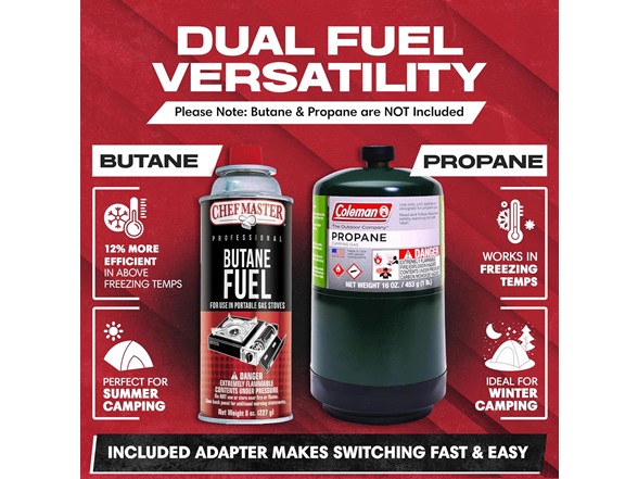 Grill Boss Dual Fuel Portable Stove
