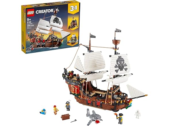 LEGO Creator 3 in 1 Pirate Ship (Open Box)