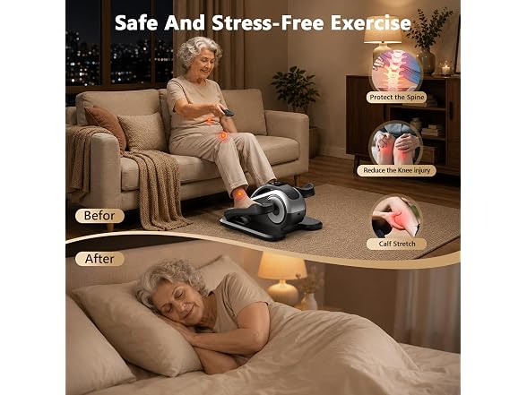 LVPIMAN Under Desk Elliptical Machine
