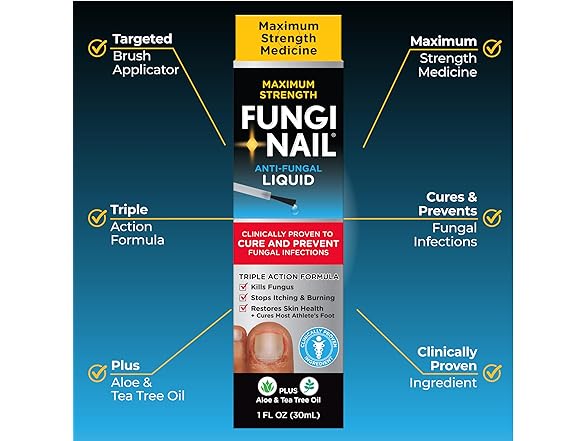 Fungi-Nail Anti-Fungal Solution 1oz