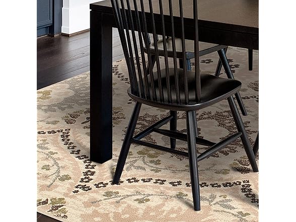 Superior Modern Oriental Floral Damask Rug