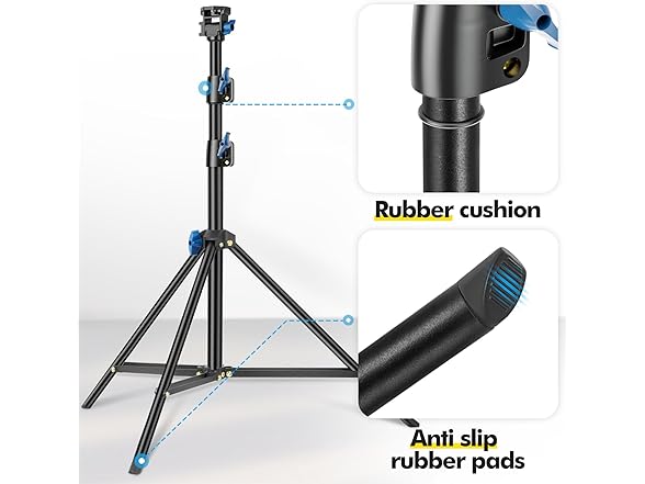 Fotoumgl 2 Pack Extendable Light Stand