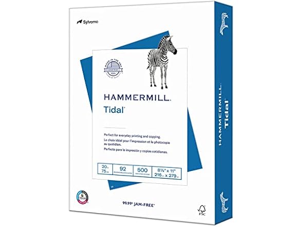 Hammermill Printer Paper, Tidal 20 lb