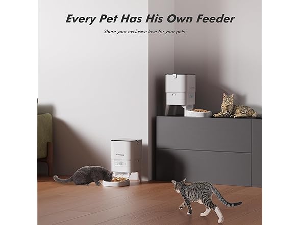 Nityers 4L Timed Automatic Cat Feeder