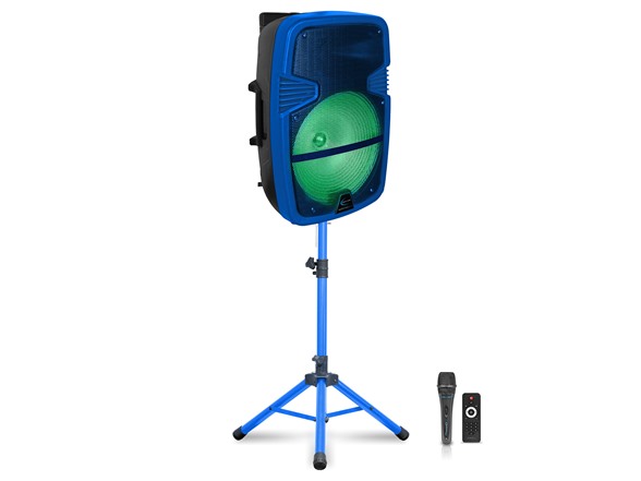 15" Rechargeable Bluetooth Speaker PKG