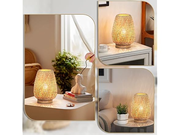 Brightever Rattan Table Lamp