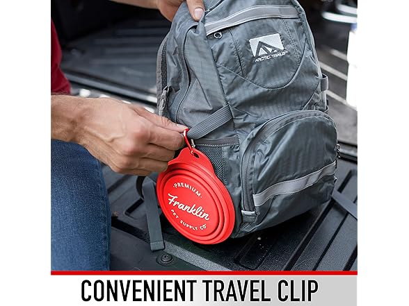 Franklin Pet Supply - Collapsible Pet Travel Bowl