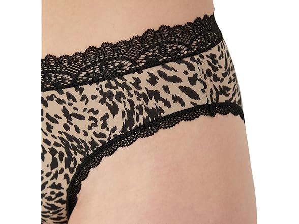 Just Brown Lace/Black Lace/Black Animal Print