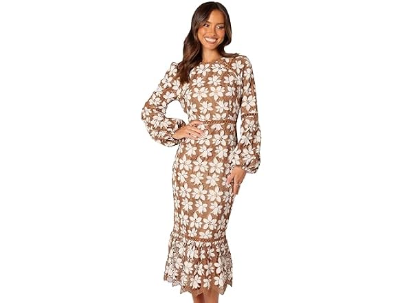 Petal & Pup (S) Pierre Long Sleeve Lace Dress