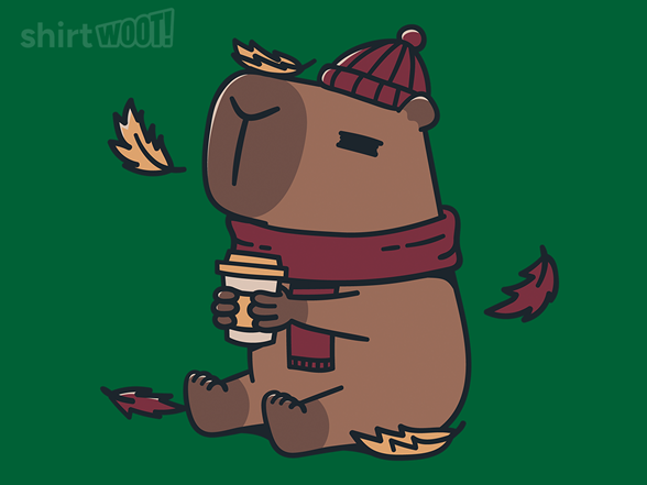 Cozy Fall Capybara