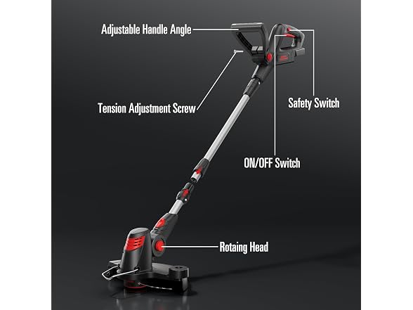 RKBUDOL Brushless Weed Eater 18V Tool