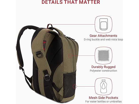SwissGear Cecil 18" Laptop Pack