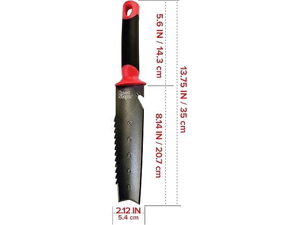 Radius Garden 16211 Root Slayer Soil Knife