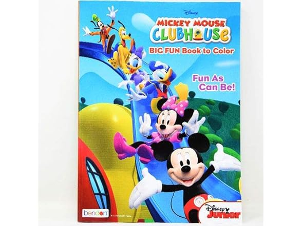Mickey Clubhouse 80 Page Coloring Book