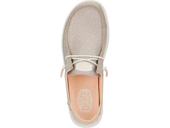 Hey Dude Wendy Metallic Sparkle Women's Shoes (38)