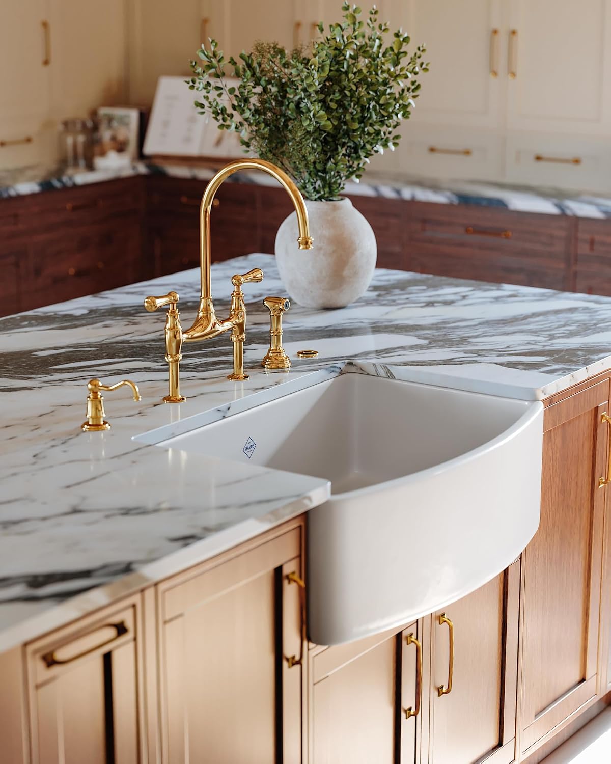 Fireclay Farmhouse Kitchen Sink - Gallery 11