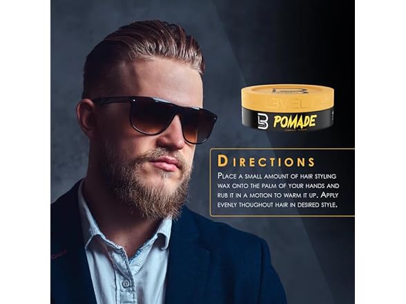 (3 Pack) Level 3 Hair Styling Pomade, Transparent, 3.5 oz