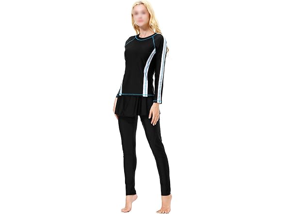 Tendycoco Women (L) Muslim Full Body Full Swimsuit