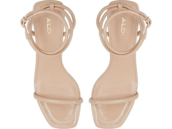 Aldo Women's Dime Heeled Sandals, Bone, 10