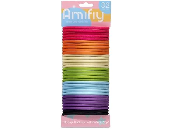 Amifiy Colorful Hair Ties No Damage