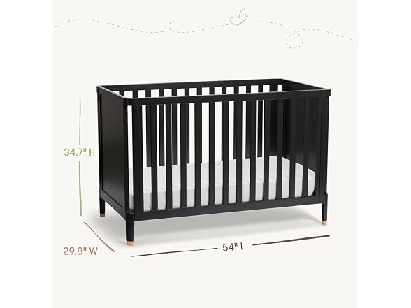 Little Seeds Aster 4-in-1 Convertible Crib