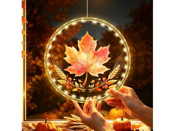 YTKIH 3 Pack Fall Decor Window Lights