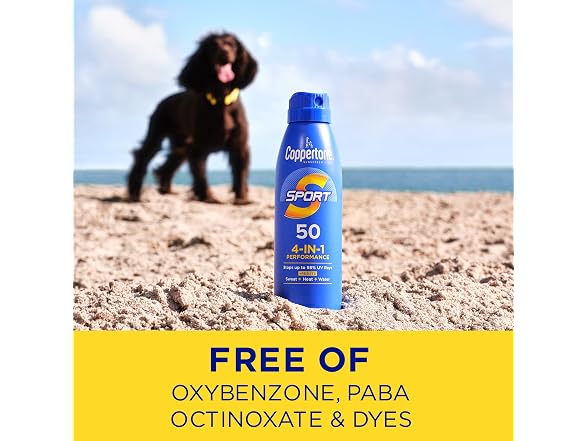 Coppertone Sport Sunscreen Spray SPF 50 Water