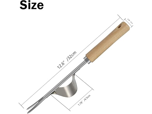 BERNIE ANSEL GAR-30 (2 Pack) Garden Weeder Hand Tool