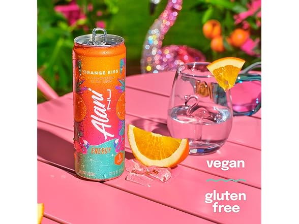 24PK Alani Nu ORANGE KISS, Sugar Free, Low Cal